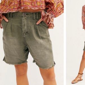 Free People Utility Harem Shorts
